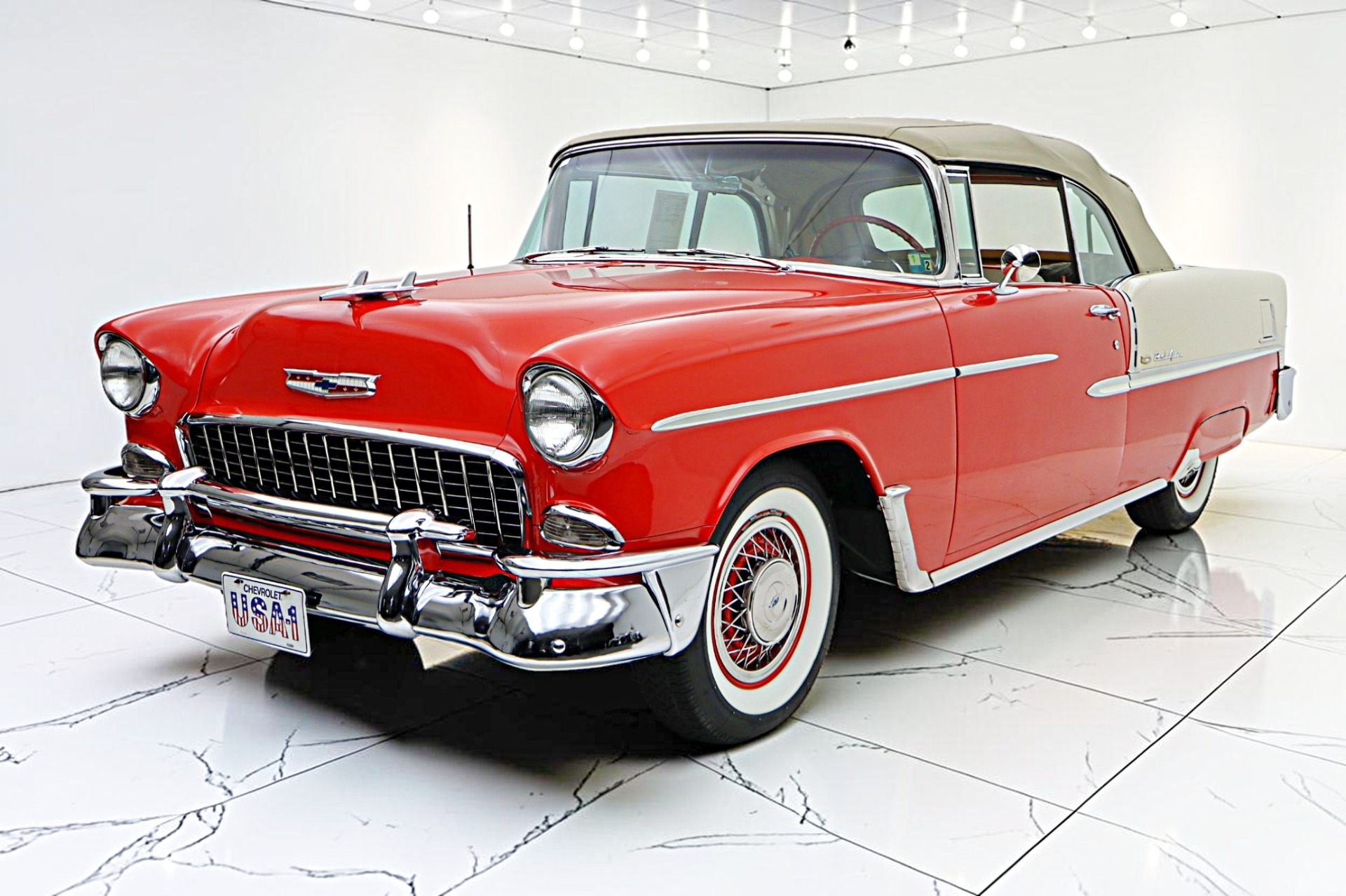 Used 1955 Chevrolet Bel Air Convertible from the Kerbeck Collection for sale $80,000 at F.C. Kerbeck Aston Martin in Palmyra NJ 08065 2