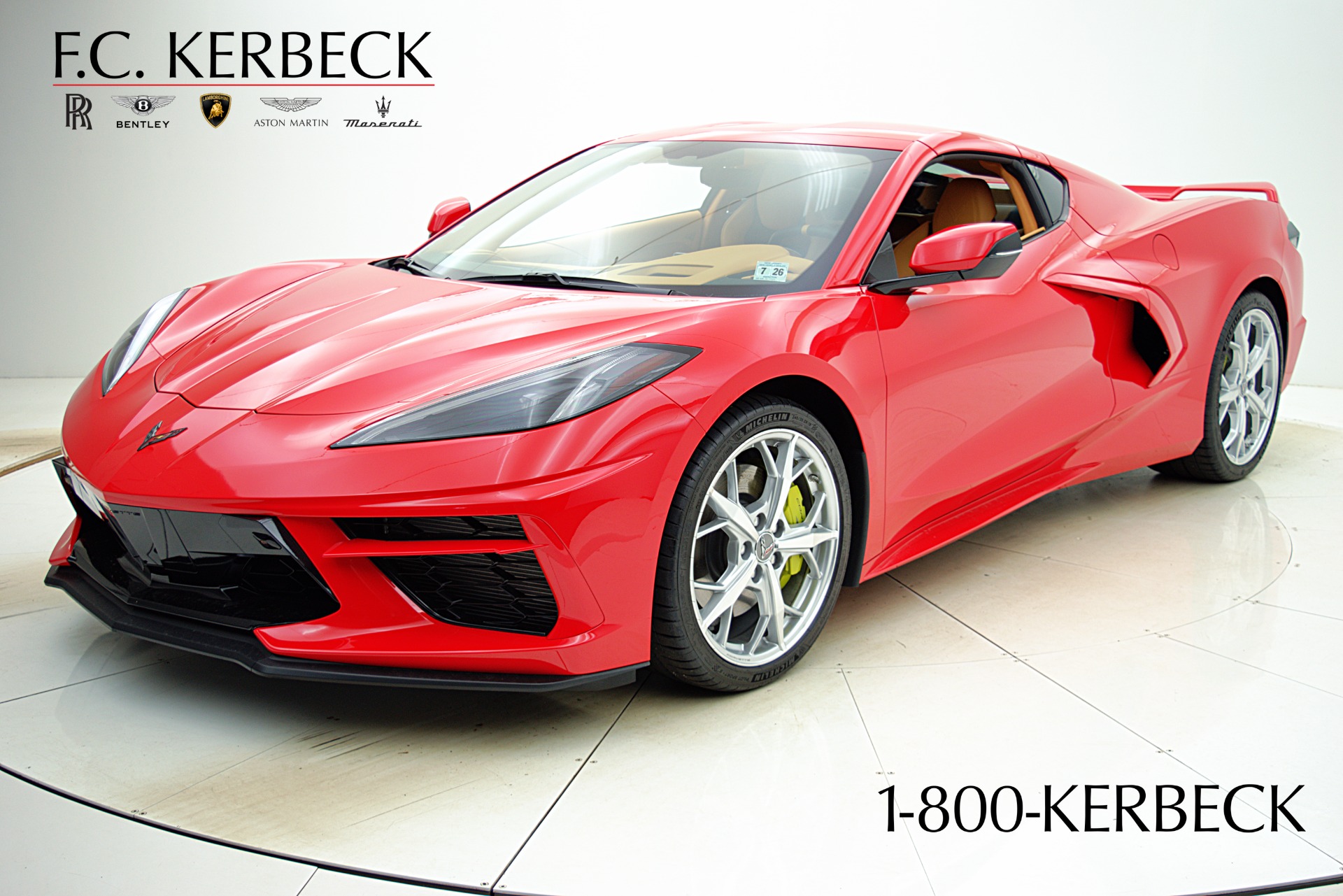 Used 2021 Chevrolet Corvette 3LT WAS PRICE $99,000 NOW PRICE $94,000 UNTIL MAY 31ST for sale $94,000 at F.C. Kerbeck Aston Martin in Palmyra NJ 08065 2