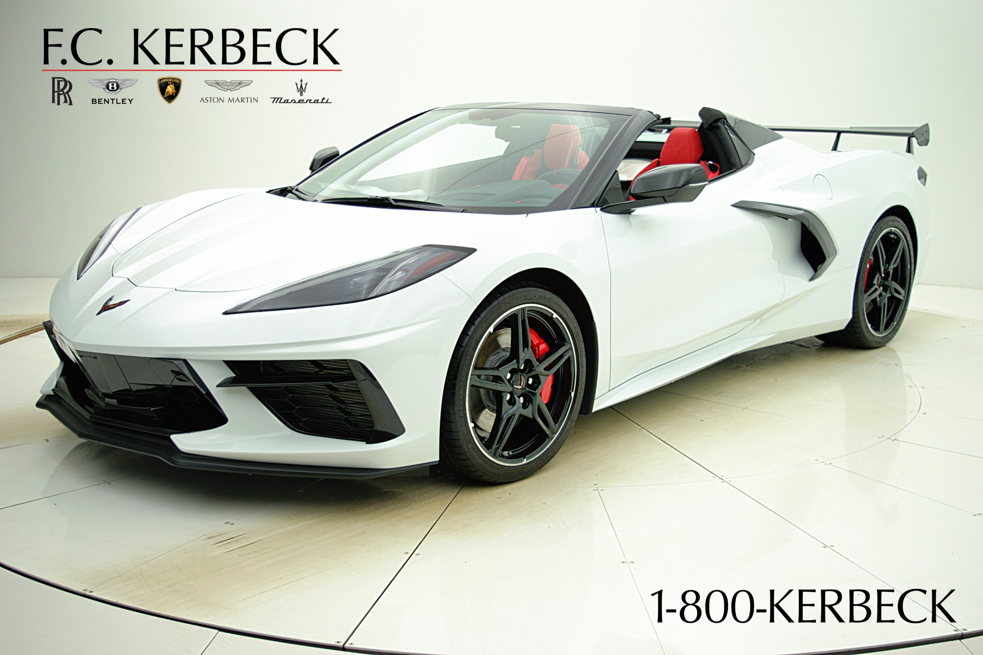 Used 2021 Chevrolet Corvette 2LT Convertible WAS PRICE $119,000 NOW PRICE $114,000 UNTIL MAY 31ST for sale $114,000 at F.C. Kerbeck Aston Martin in Palmyra NJ 08065 2