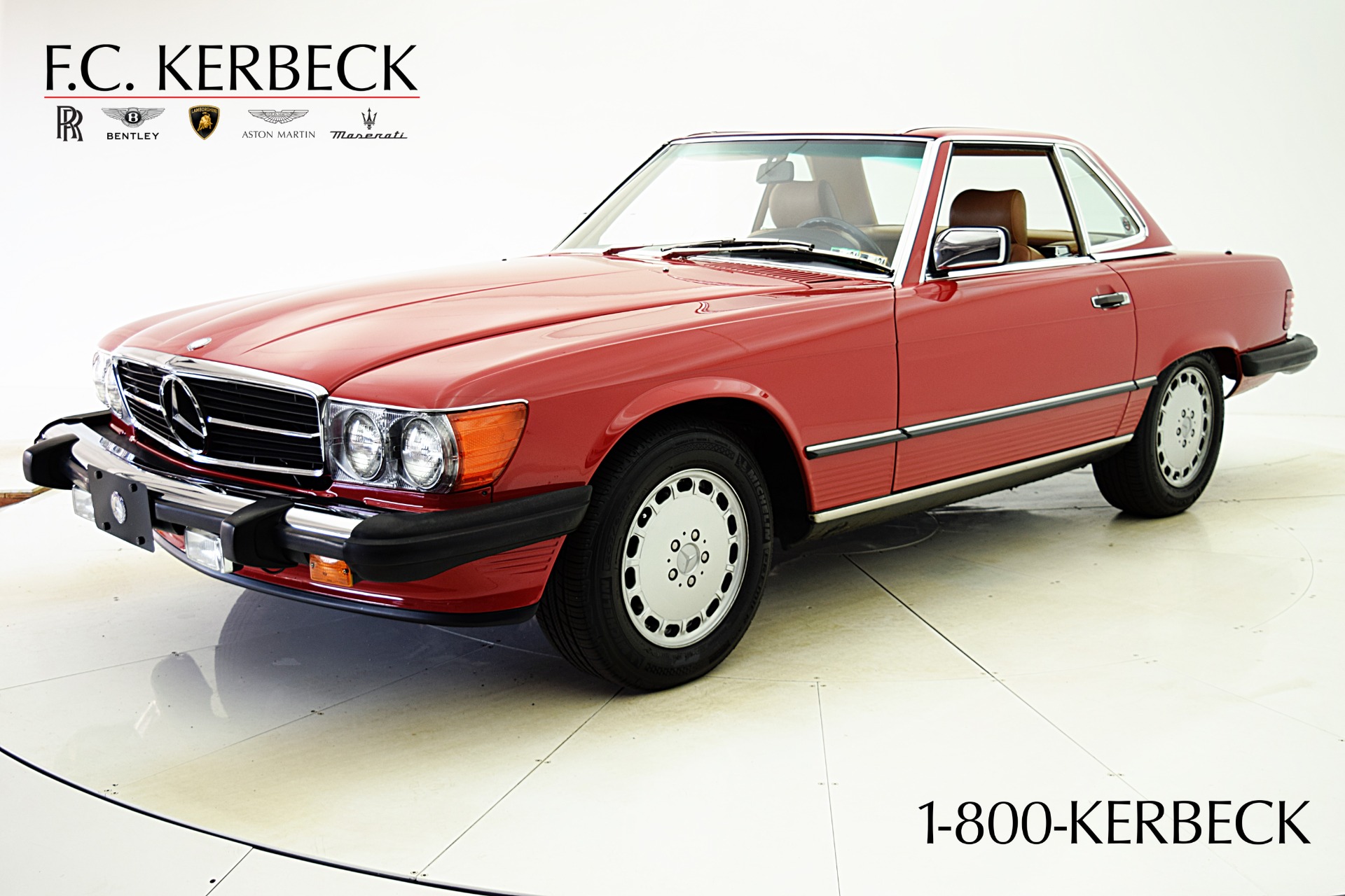 Used 1987 Mercedes-Benz 560-Class 560 SL for sale Call for price at F.C. Kerbeck Aston Martin in Palmyra NJ 08065 2