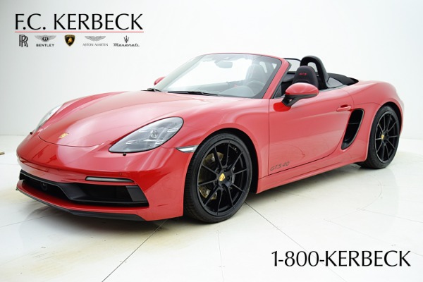 Used Used 2021 Porsche 718 Boxster GTS 4.0 Roadster for sale <s>$95,000</s> | <span style='color: red;'>$89,000</span> at F.C. Kerbeck Aston Martin in Palmyra NJ