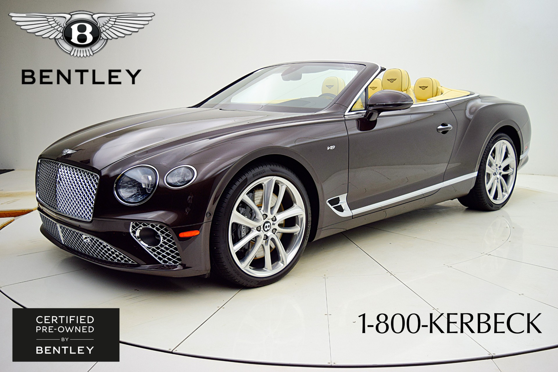 Used 2021 Bentley Continental GTC V8 /LEASE OPTIONS AVAILABLE for sale $219,000 at F.C. Kerbeck Aston Martin in Palmyra NJ 08065 2