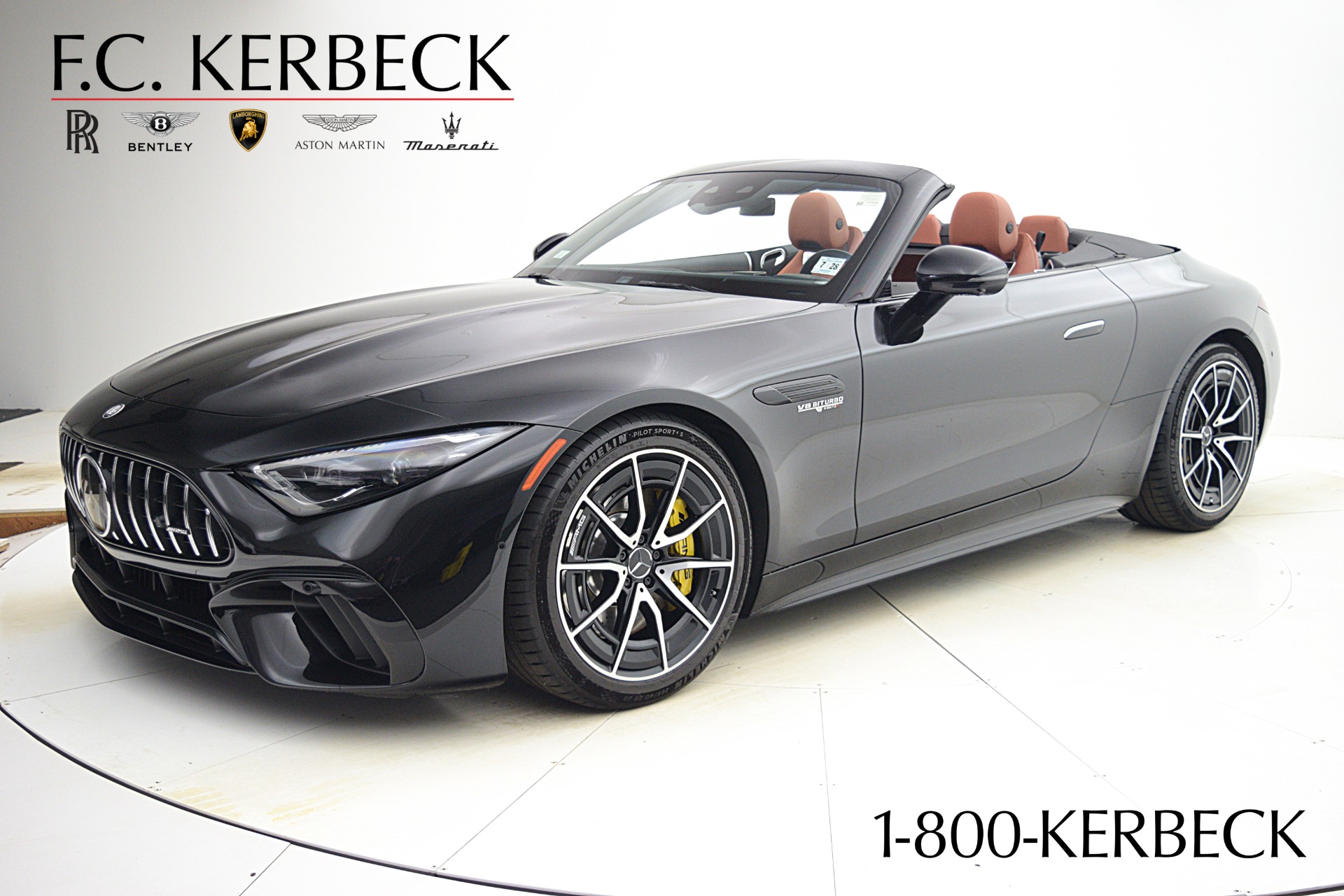 Used 2023 Mercedes-Benz SL-Class 63 AMG Roadster for sale $123,000 at F.C. Kerbeck Aston Martin in Palmyra NJ 08065 2
