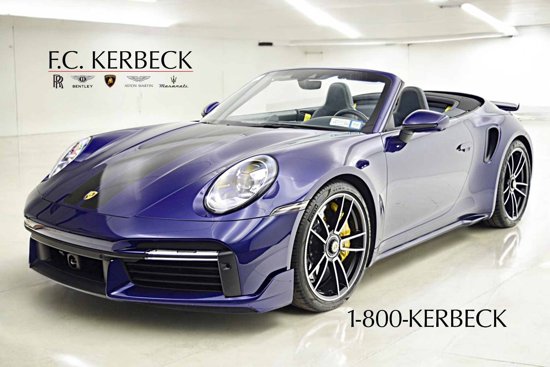 Used 2021 Porsche 911 Turbo S Cabriolet for sale Sold at F.C. Kerbeck Aston Martin in Palmyra NJ 08065 2