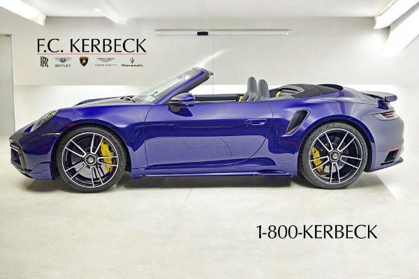 Used 2021 Porsche 911 Turbo S Cabriolet for sale Sold at F.C. Kerbeck Aston Martin in Palmyra NJ 08065 3