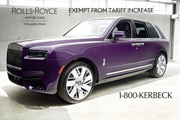 New New 2025 Rolls-Royce Cullinan for sale $546,225 at F.C. Kerbeck Aston Martin in Palmyra NJ