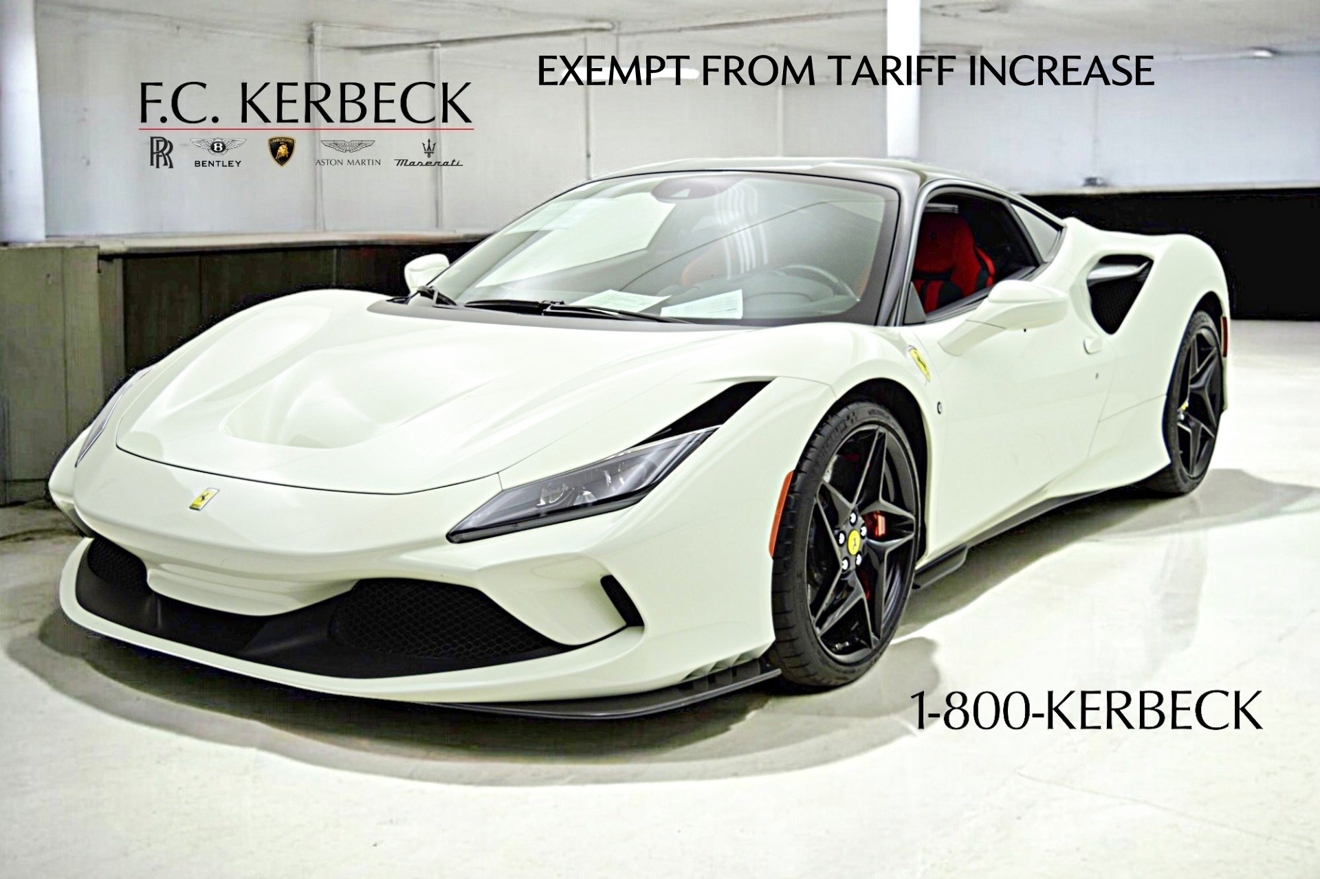 Used 2021 Ferrari F8 Base with VIN ZFF92LLA3M0262075 for sale in Palmyra, NJ
