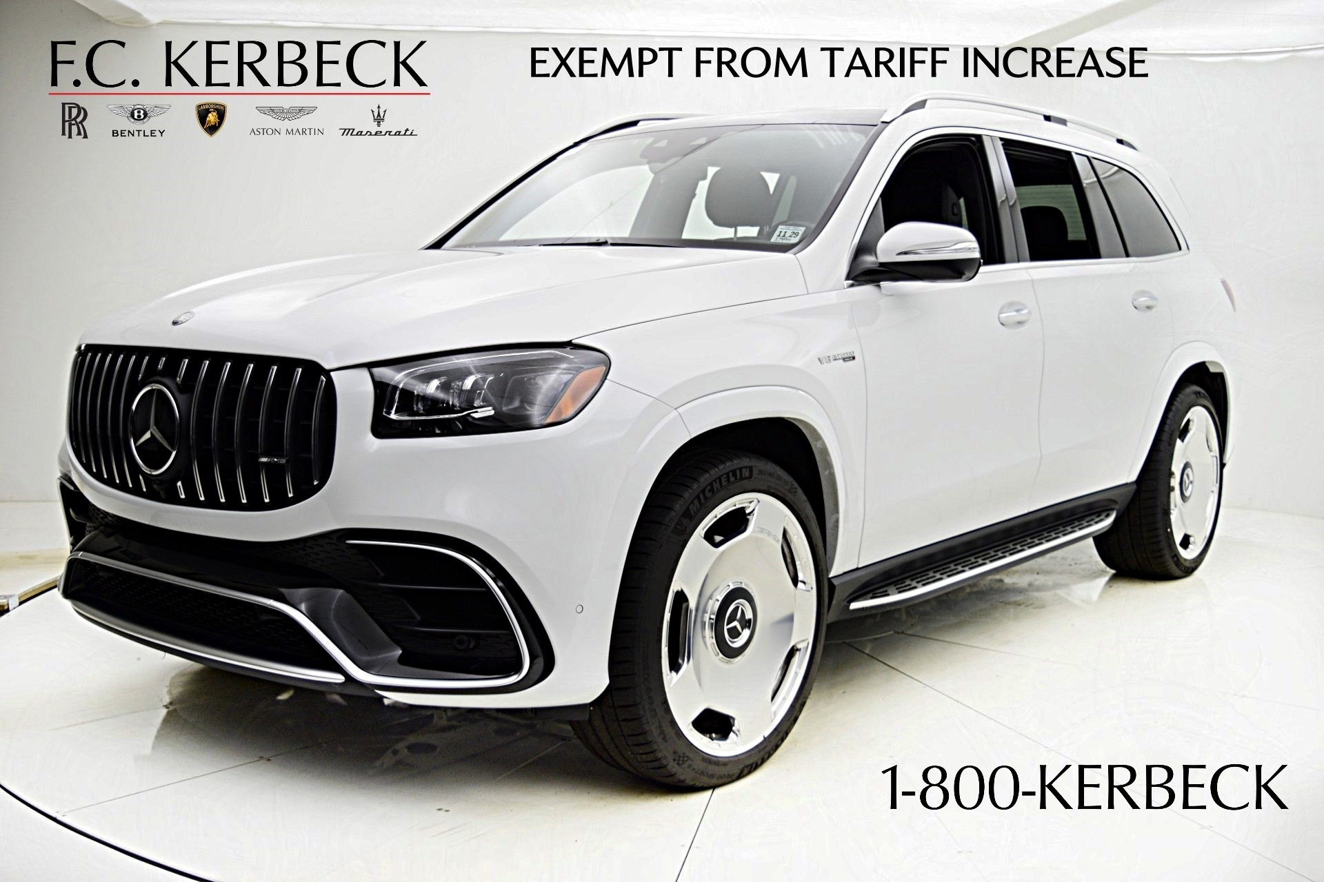 Used 2025 Mercedes-Benz GLS AMG GLS 63 with VIN 4JGFF8KE6SB340790 for sale in Palmyra, NJ