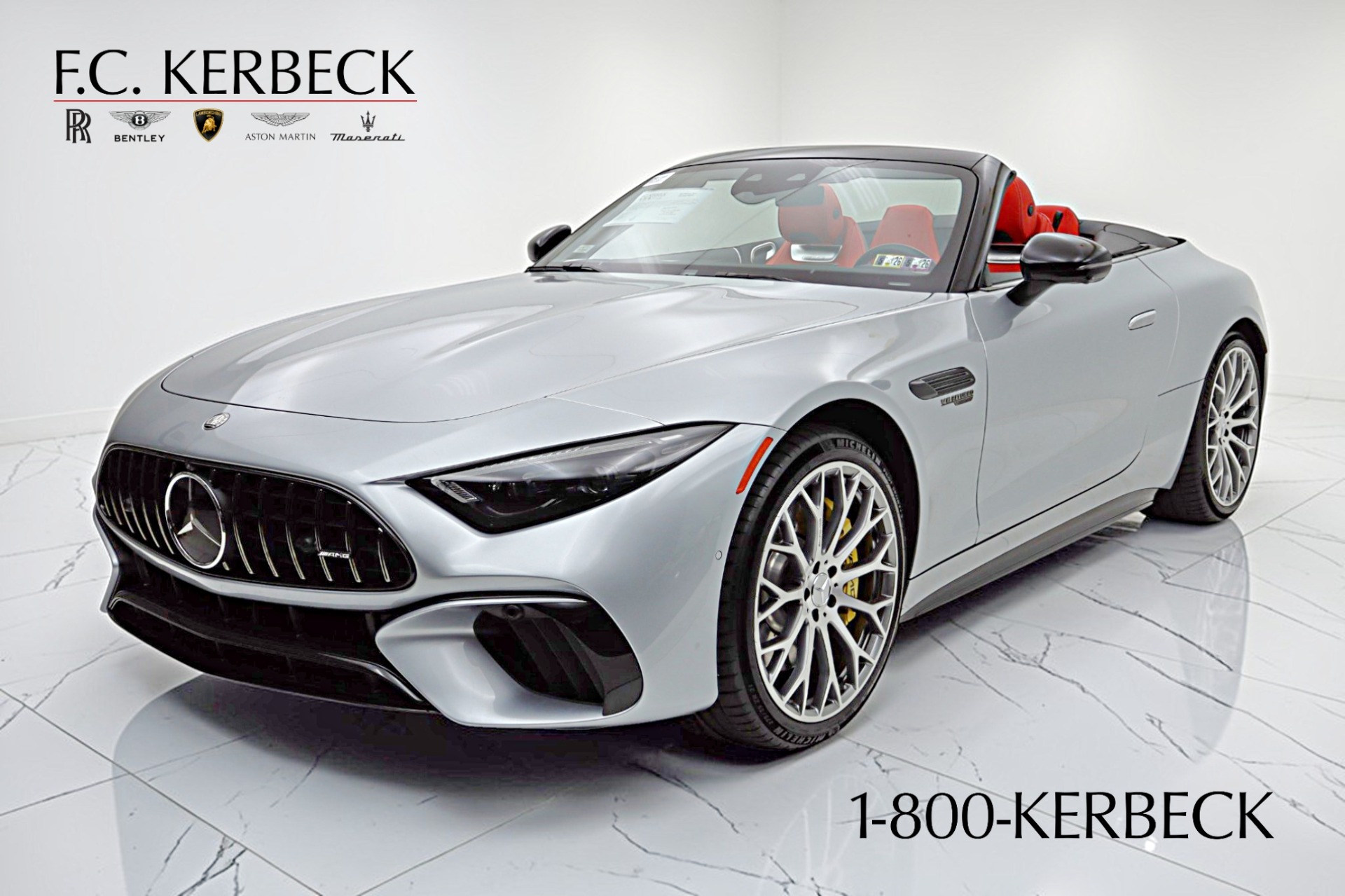 Used 2024 Mercedes-Benz SL-Class AMG SL 63 Roadster for sale $154,000 at F.C. Kerbeck Aston Martin in Palmyra NJ 08065 2