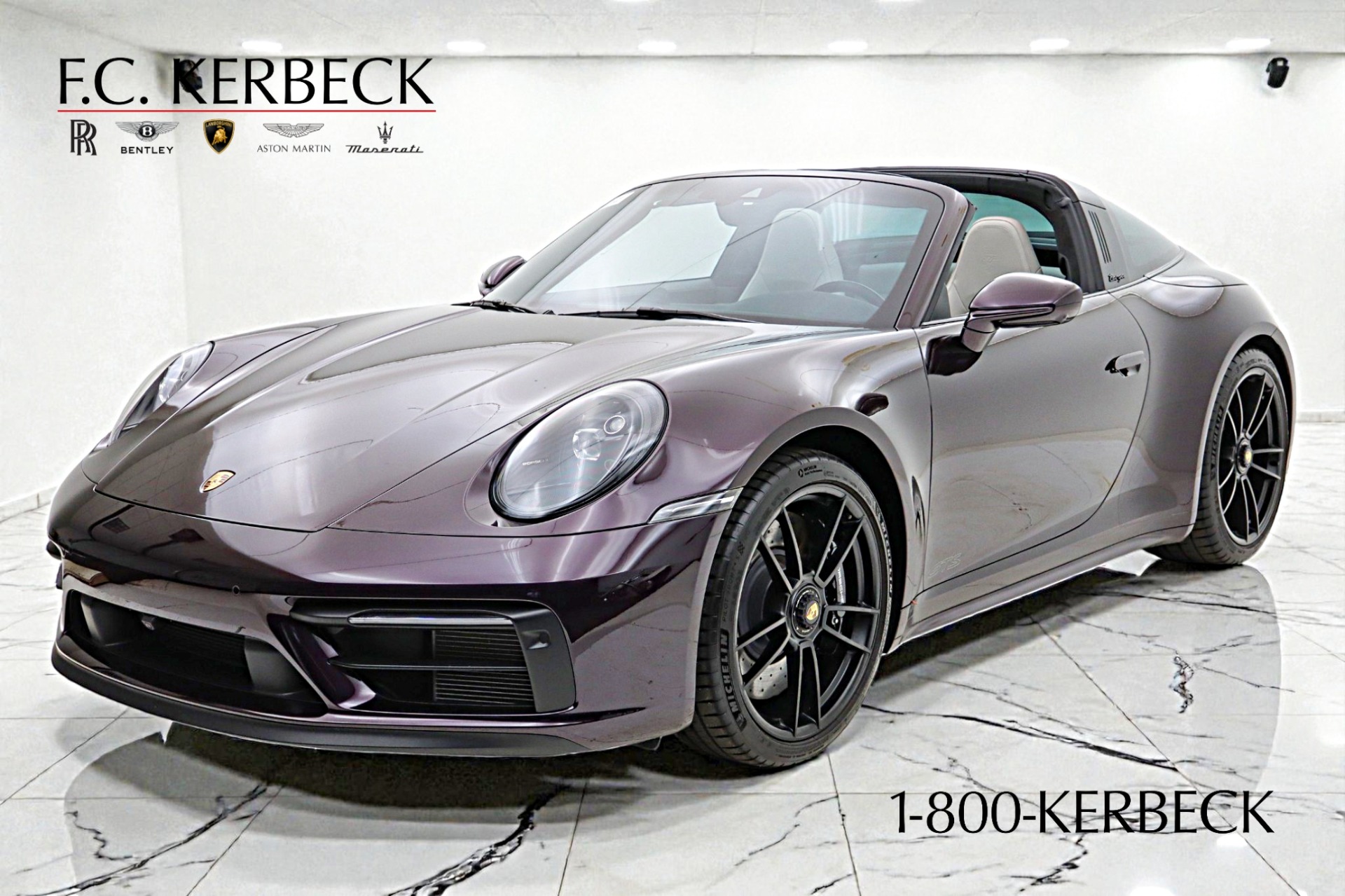 Used 2024 Porsche 911 Targa 4 GTS for sale $217,000 at F.C. Kerbeck Aston Martin in Palmyra NJ 08065 2