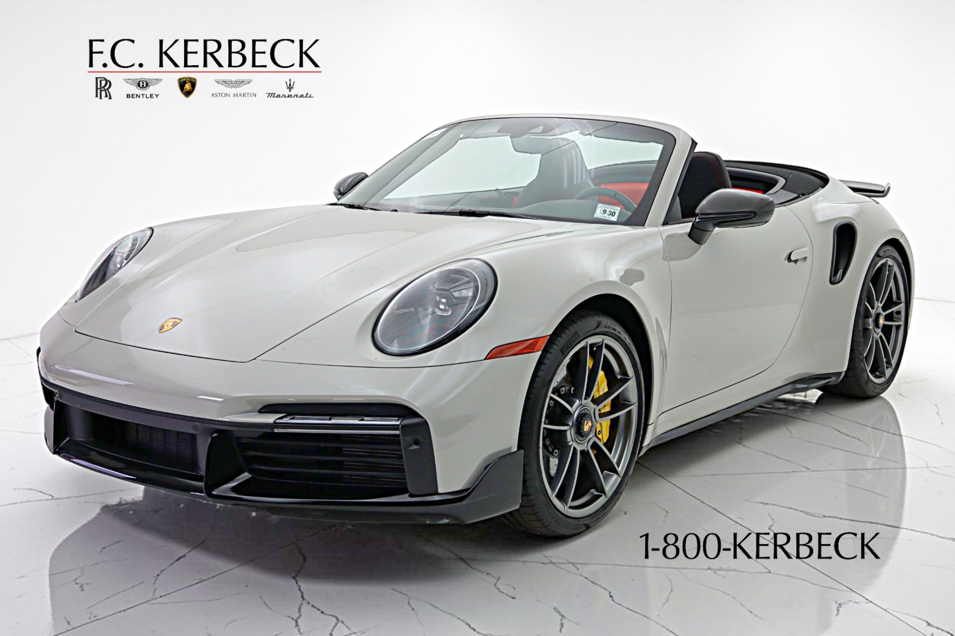 Used 2023 Porsche 911 Turbo S Cabriolet for sale $273,030 at F.C. Kerbeck Aston Martin in Palmyra NJ 08065 2