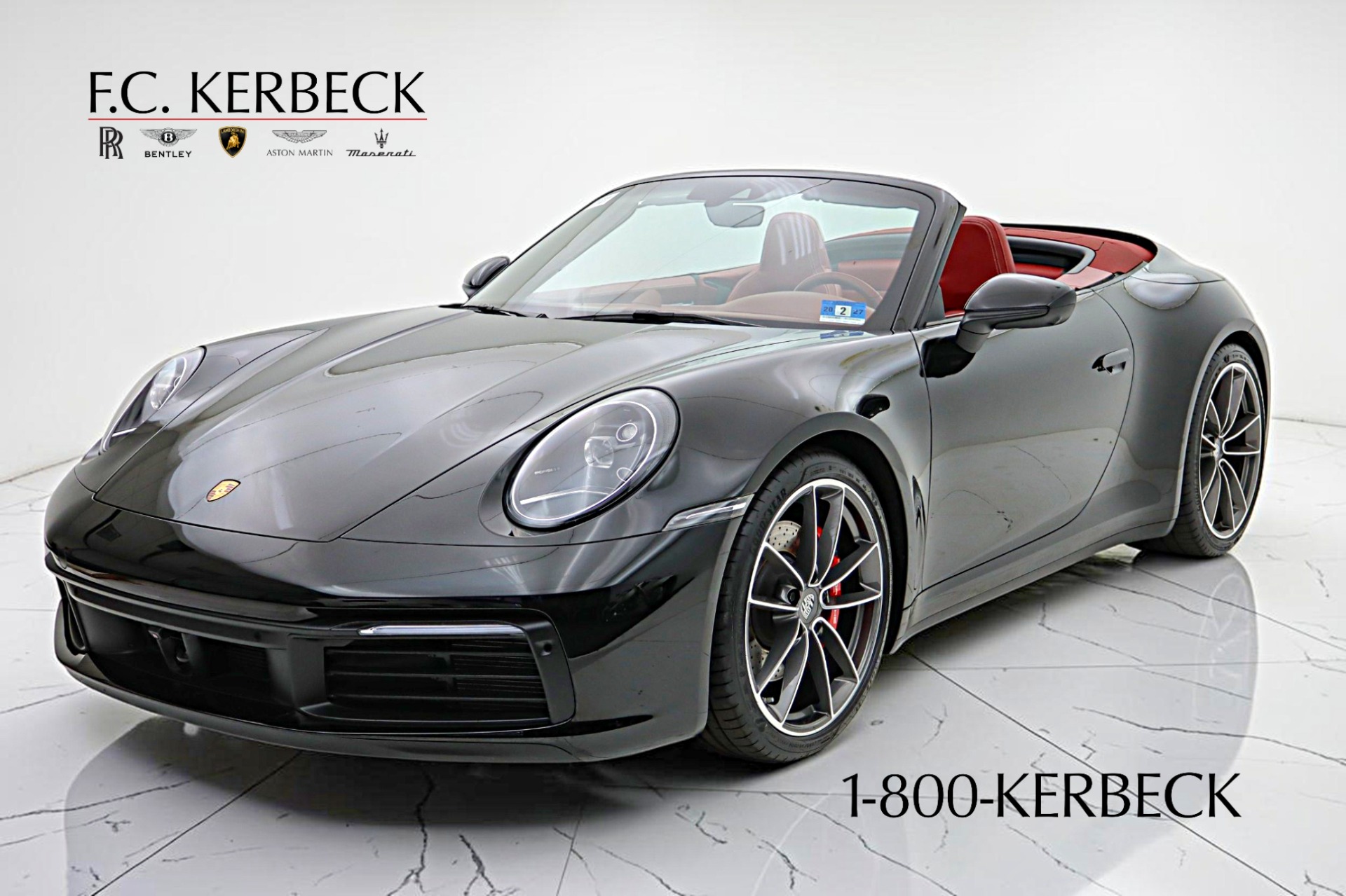 Used 2020 Porsche 911 Carrera 4S Cabriolet for sale $129,000 at F.C. Kerbeck Aston Martin in Palmyra NJ 08065 2