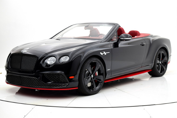 New 2017 Bentley Continental GT Speed Convertible Black Edition for sale Sold at F.C. Kerbeck Aston Martin in Palmyra NJ 08065 2