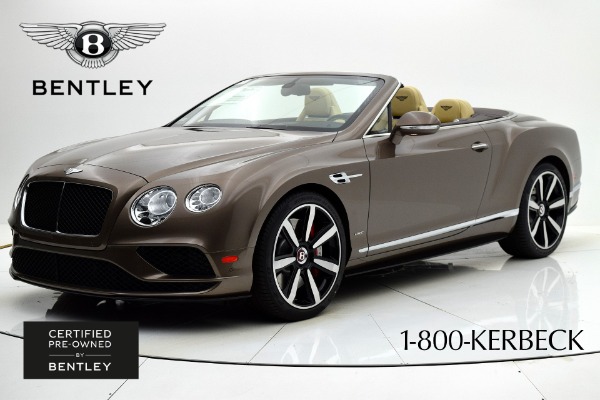 Used Used 2017 Bentley Continental GT V8 S Convertible for sale $179,000 at F.C. Kerbeck Aston Martin in Palmyra NJ