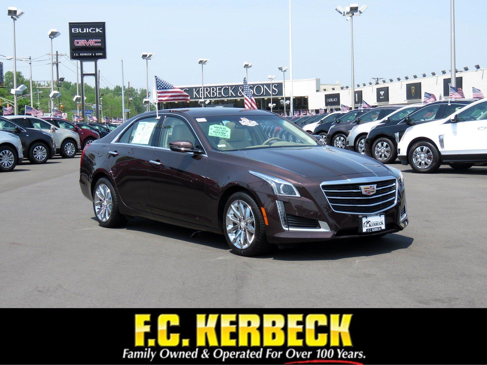 Used 2016 Cadillac CTS Sedan Luxury Collection AWD for sale Sold at F.C. Kerbeck Aston Martin in Palmyra NJ 08065 1