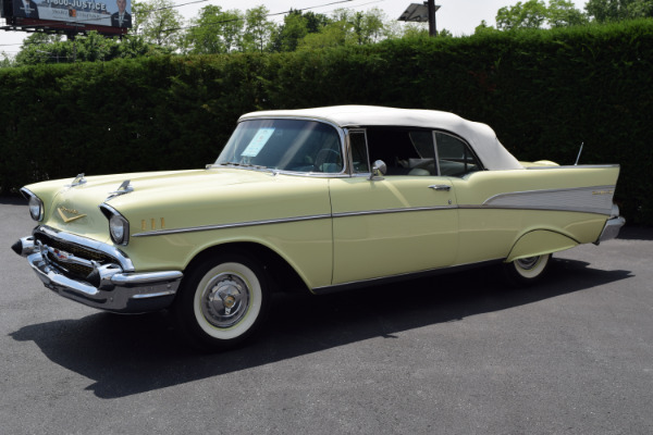 Used 1957 Chevrolet Bel Air Convertible for sale Sold at F.C. Kerbeck Aston Martin in Palmyra NJ 08065 2